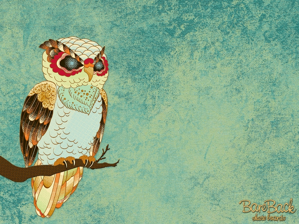 Vintage Owl Wallpaper Desktop Picture - Owl Backrounds - HD Wallpaper 