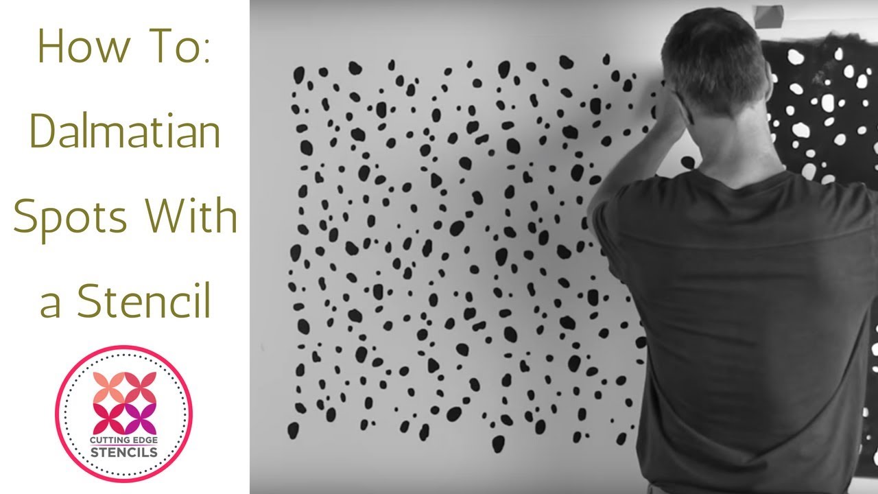 Dalmation Spots Stencil - HD Wallpaper 