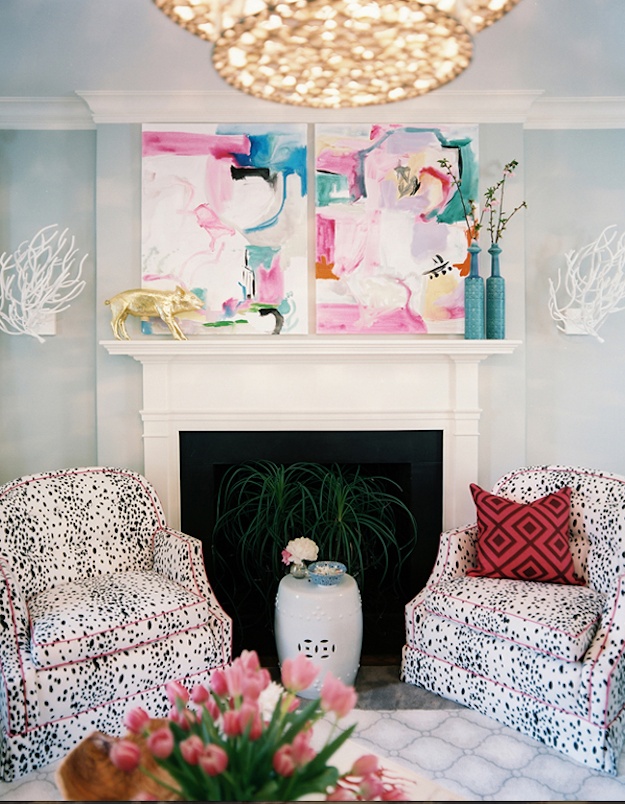 Dalmatian Print Chairs Spotted - Brunschwig And Fils Les Touches Fabric - HD Wallpaper 