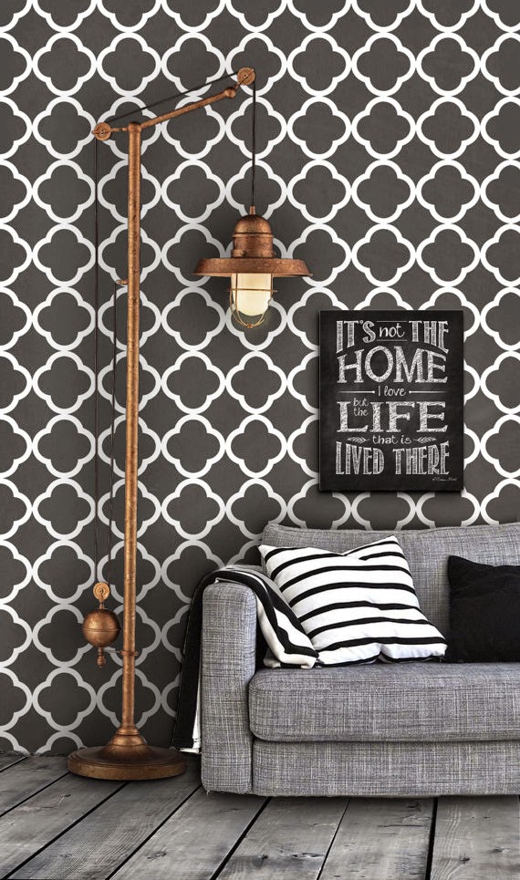 Black And White Polka Dot Wallpaper Accent Wall - HD Wallpaper 