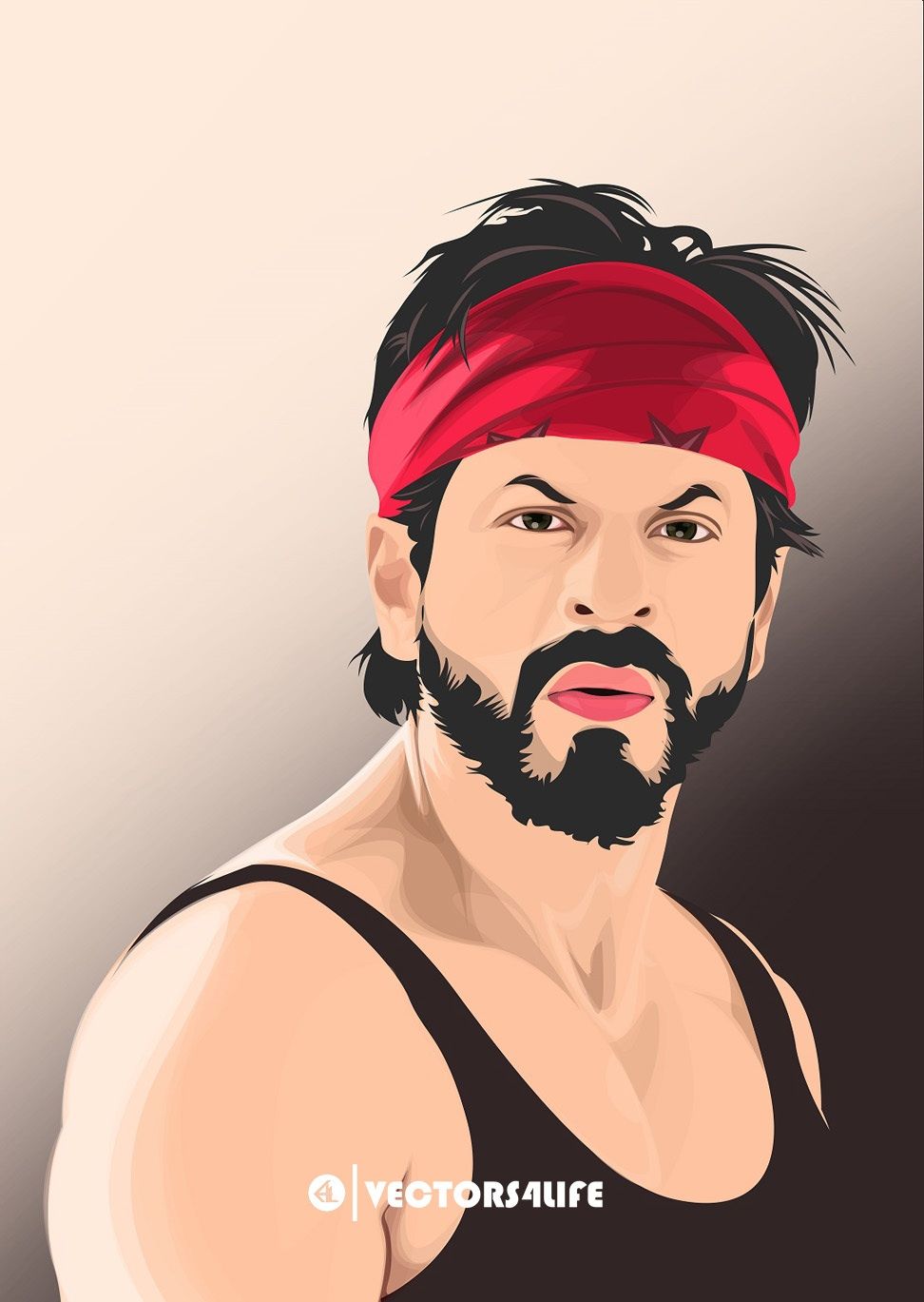 Shahrukh Khan Easy Drawing - HD Wallpaper 