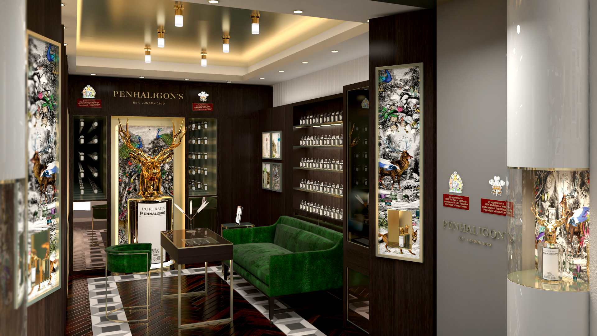 Penhaligons Harrods Salons Des Parfums - HD Wallpaper 