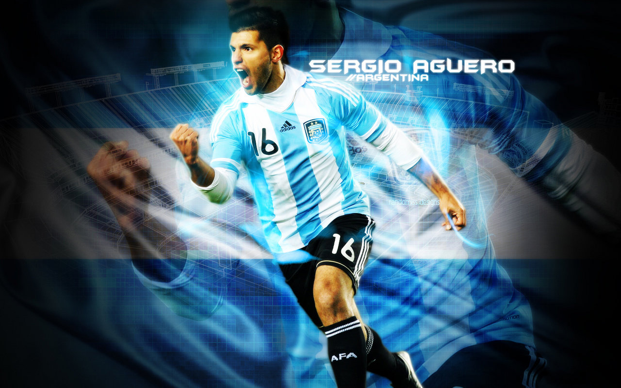 Sergio Aguero Argentine Footballer - Aguero Copa America - HD Wallpaper 