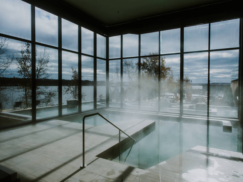 Strøm Spa Nordique - Strom Spa Nordique Quebec City - HD Wallpaper 