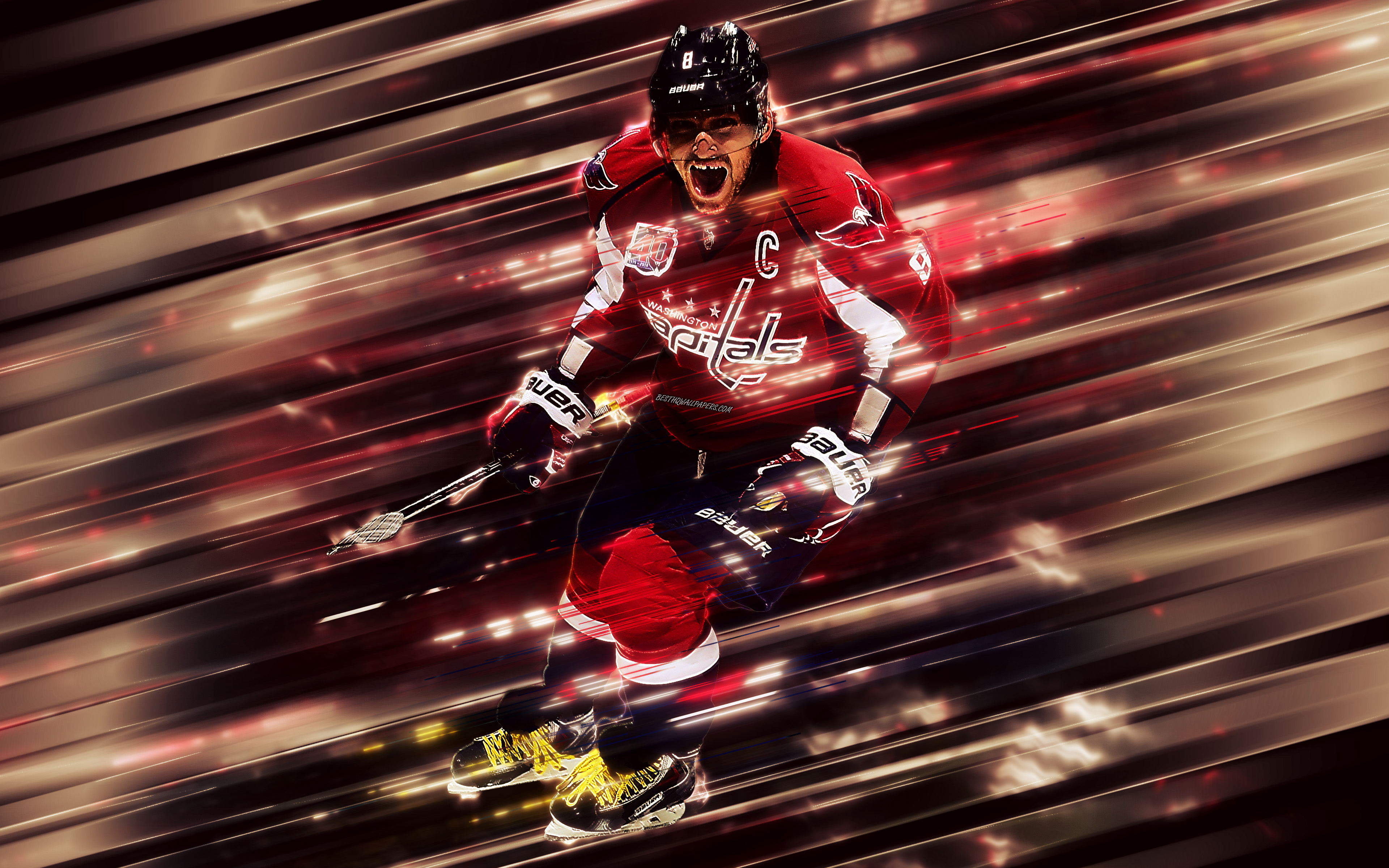 Alexander Ovechkin, Nhl, Washington Capitals, Captain, - Fond D Écran Hockey Ovechkin - HD Wallpaper 