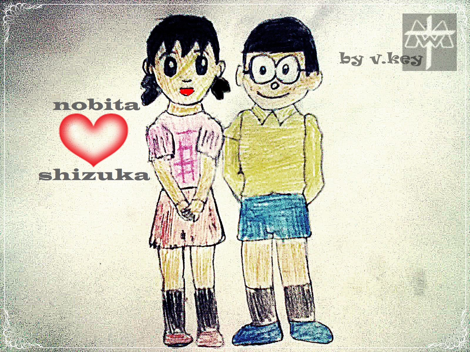 Nobita And Shizuka Status - HD Wallpaper 