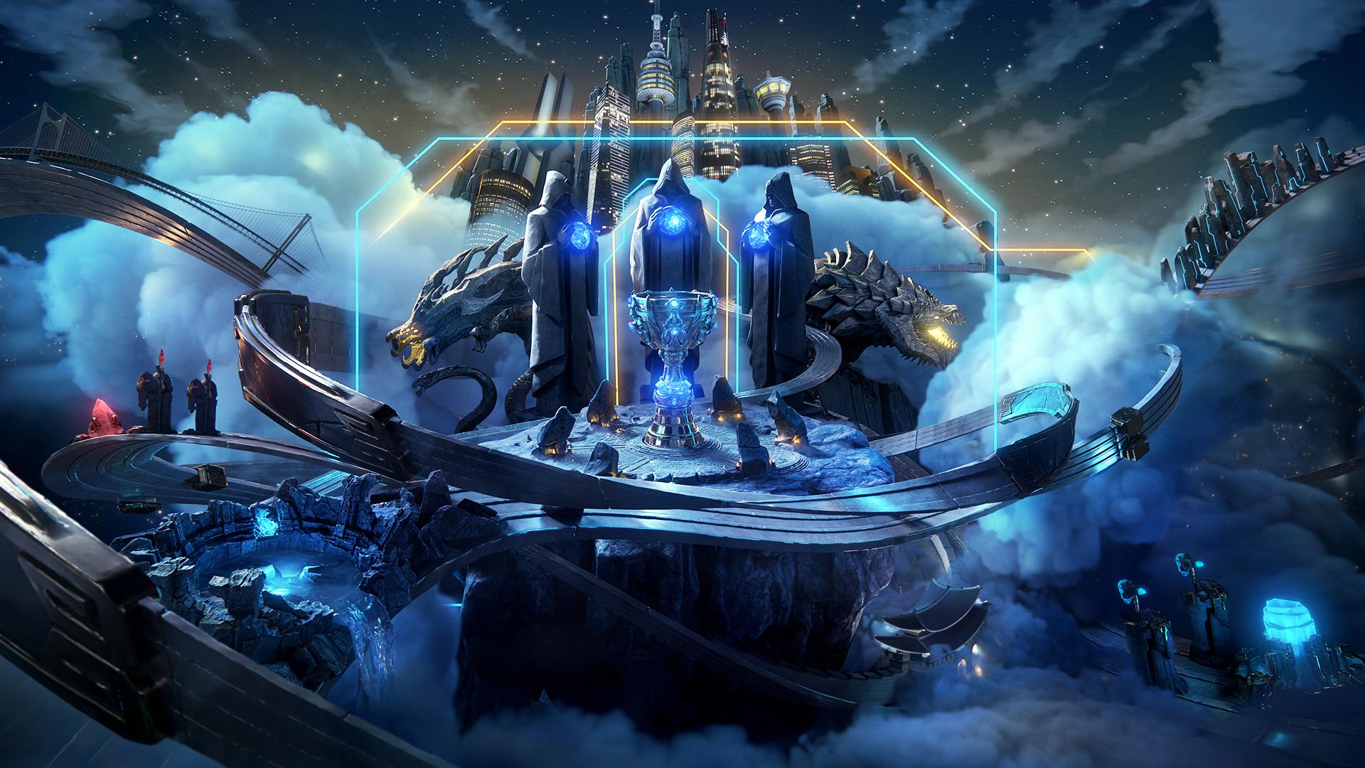 Load Screen Picture For League Of Legends Client - League Of Legends World Championship 2018 - HD Wallpaper 