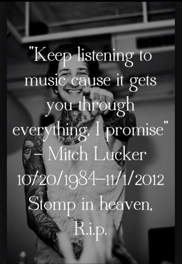Mitch Lucker Quote - Poster - HD Wallpaper 