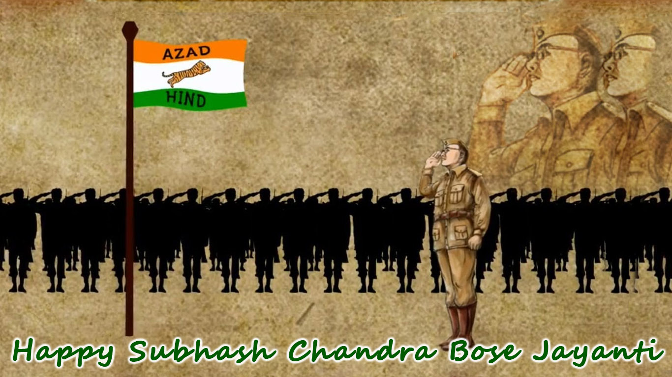 Subhash Chandra Bose Birthday Hd Images - Subhash Chandra Bose Birth Anniversary - HD Wallpaper 