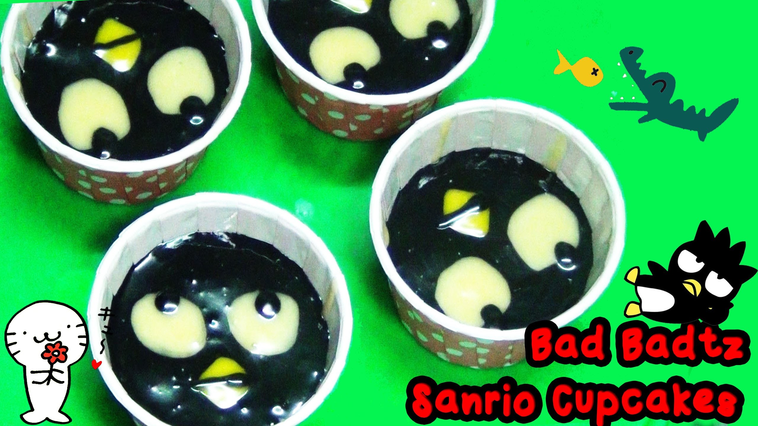 How To Make Hello Kitty Bad Badtz Maru Sanrio Cupcakes - Bad Badtz Maru - HD Wallpaper 