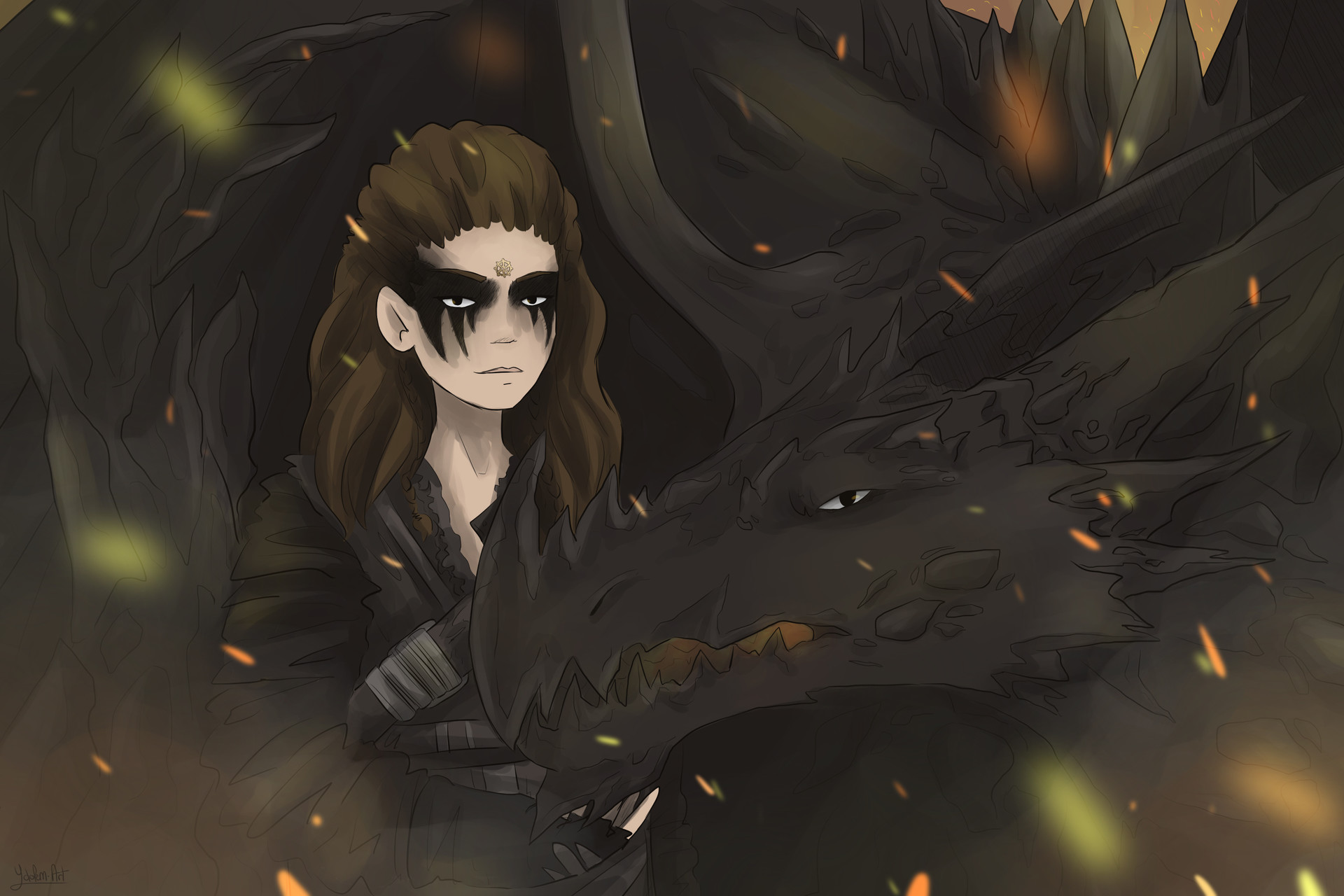 Lexa Los 100 Comic - HD Wallpaper 