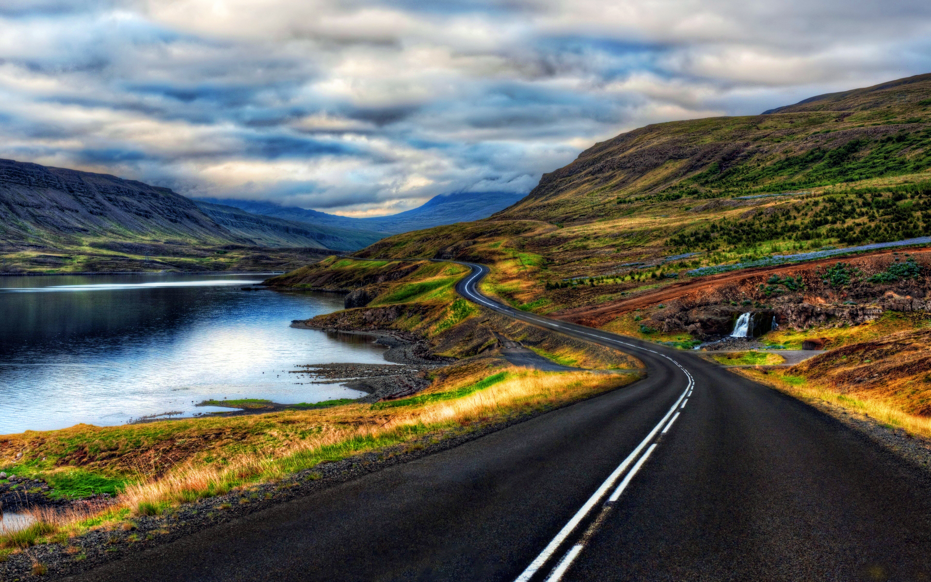 Long Road Drive - HD Wallpaper 