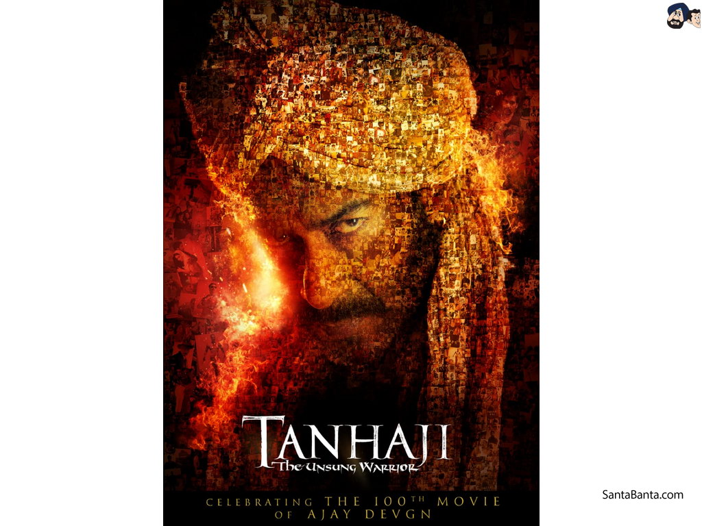 Tanhaji The Unsung Warrior - Ajay Devgn 100 Films - HD Wallpaper 