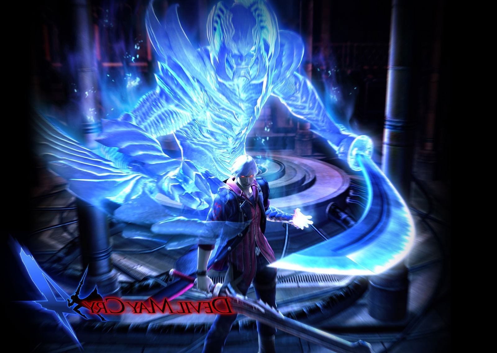 Devil May Cry 4 Devil Trigger Nero - HD Wallpaper 