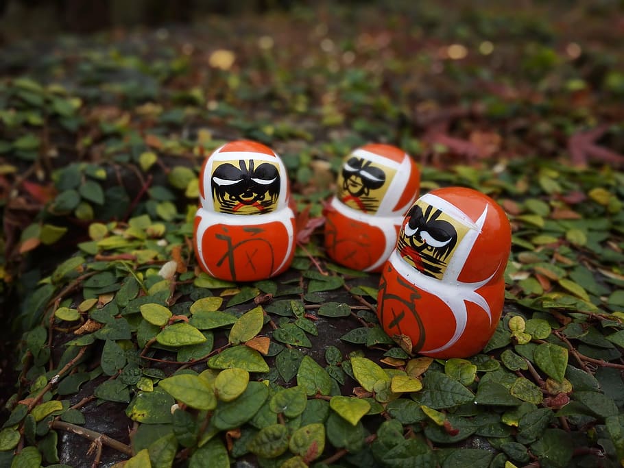 Daruma Doll, Dharma, Tumbling Doll, Autumn, Japan, - Burning Daruma - HD Wallpaper 