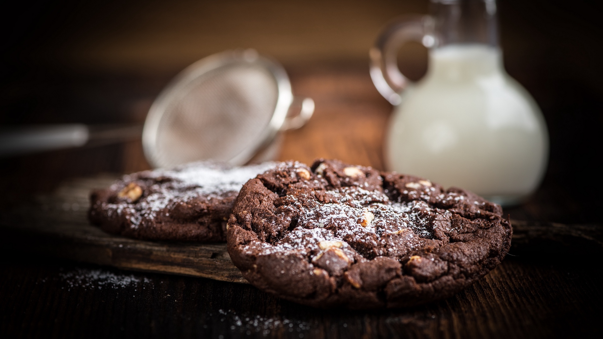 Wallpaper Biscuits, Sprinkling, Milk - 1080p Hd Biscuit Wallpaper Hd - HD Wallpaper 