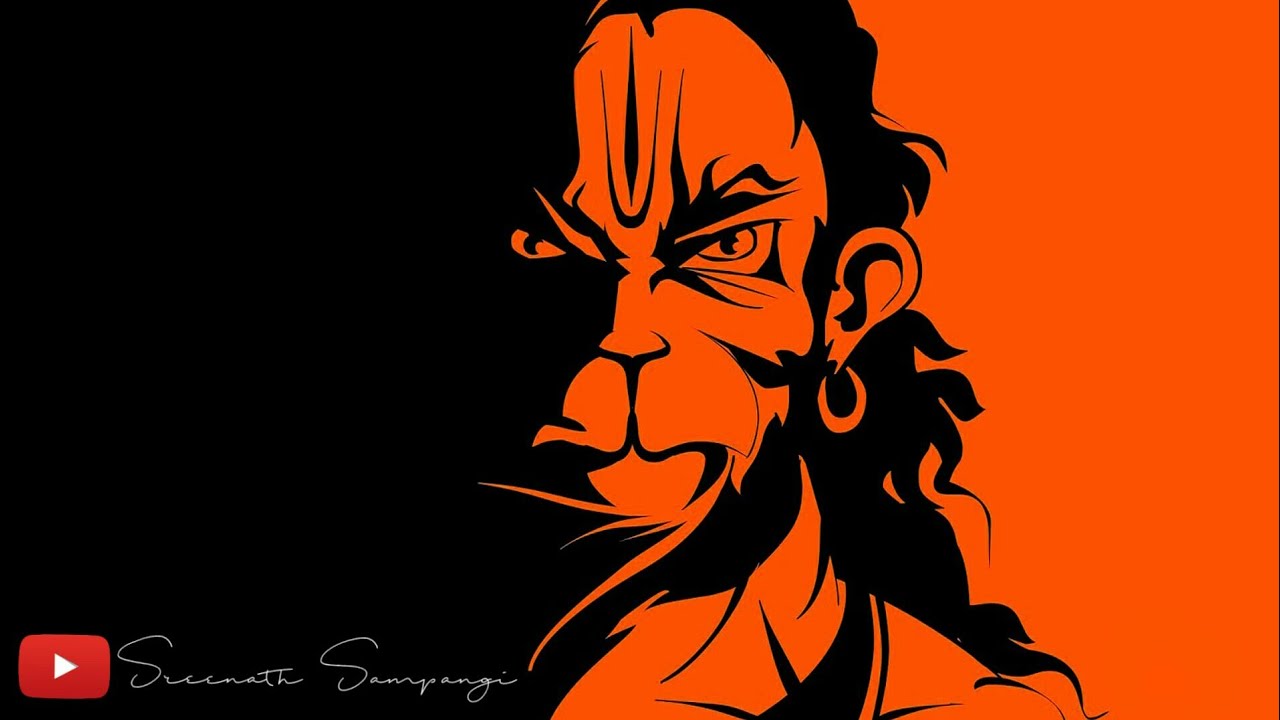 Angry Hanuman Karan Acharya - HD Wallpaper 