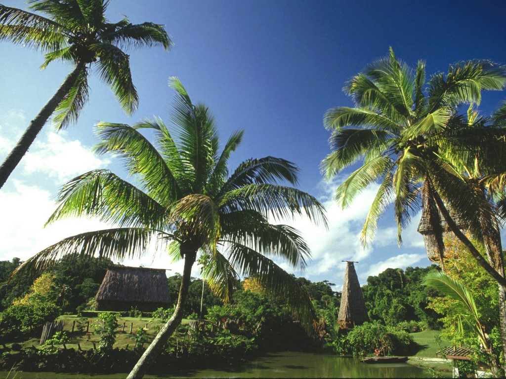 Cultural Center, Pacific Harbour, Fiji - HD Wallpaper 