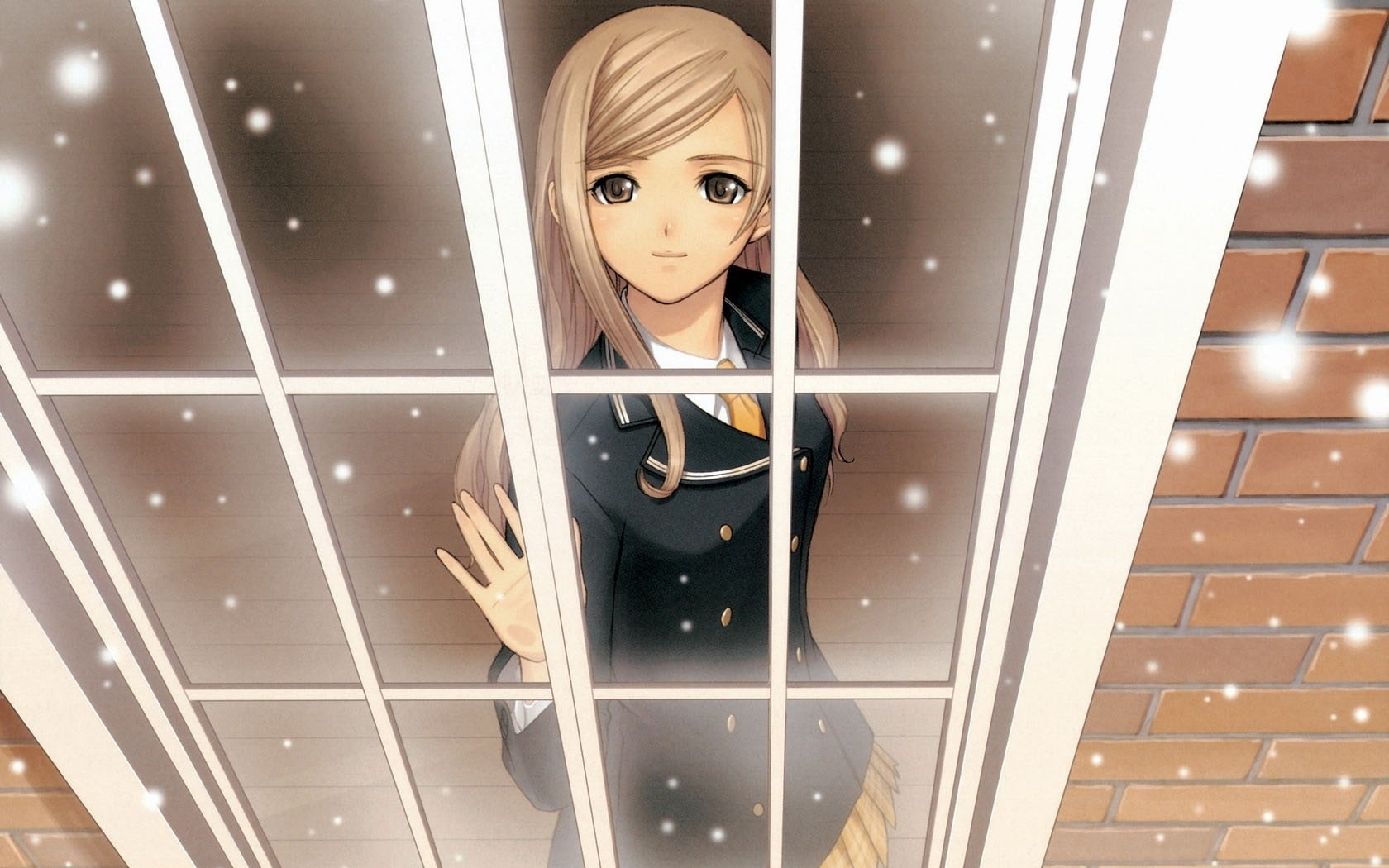 Tony Taka Anime Wallpaper - Anime Girl Look At The Window - HD Wallpaper 