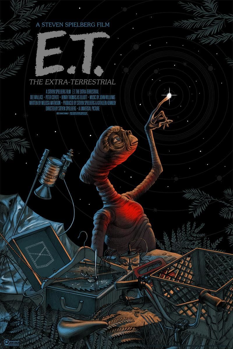 Et The Extra Terrestrial Mondo Poster - HD Wallpaper 