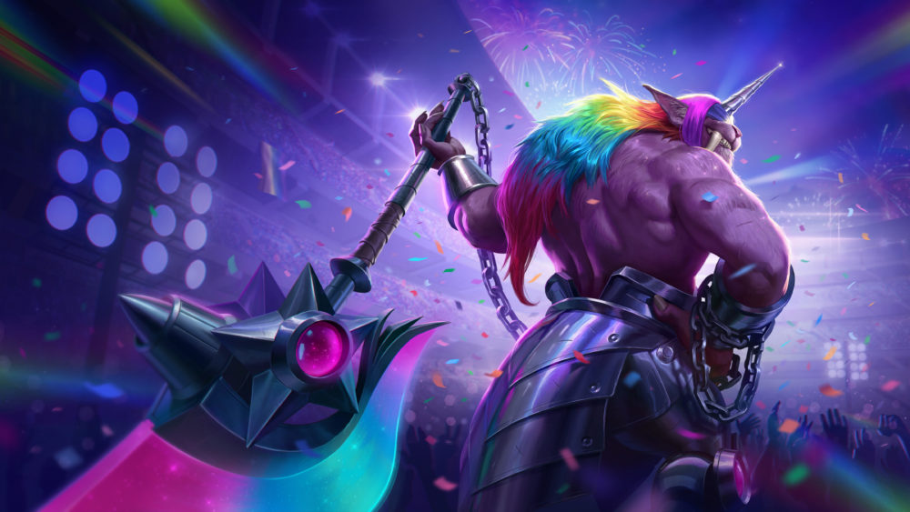 Vainglory Glaive Rainbow Skin - HD Wallpaper 