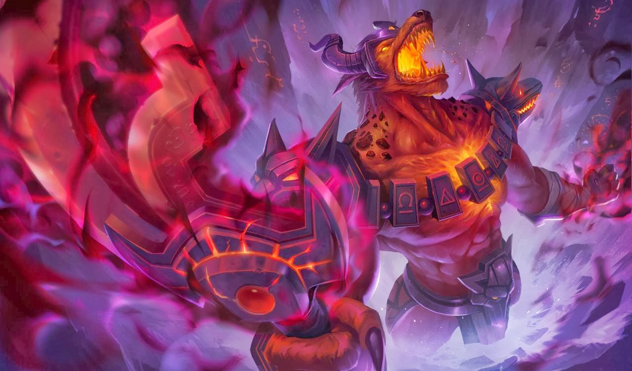 Infernal Nasus - League Of Legends De Nasus - HD Wallpaper 
