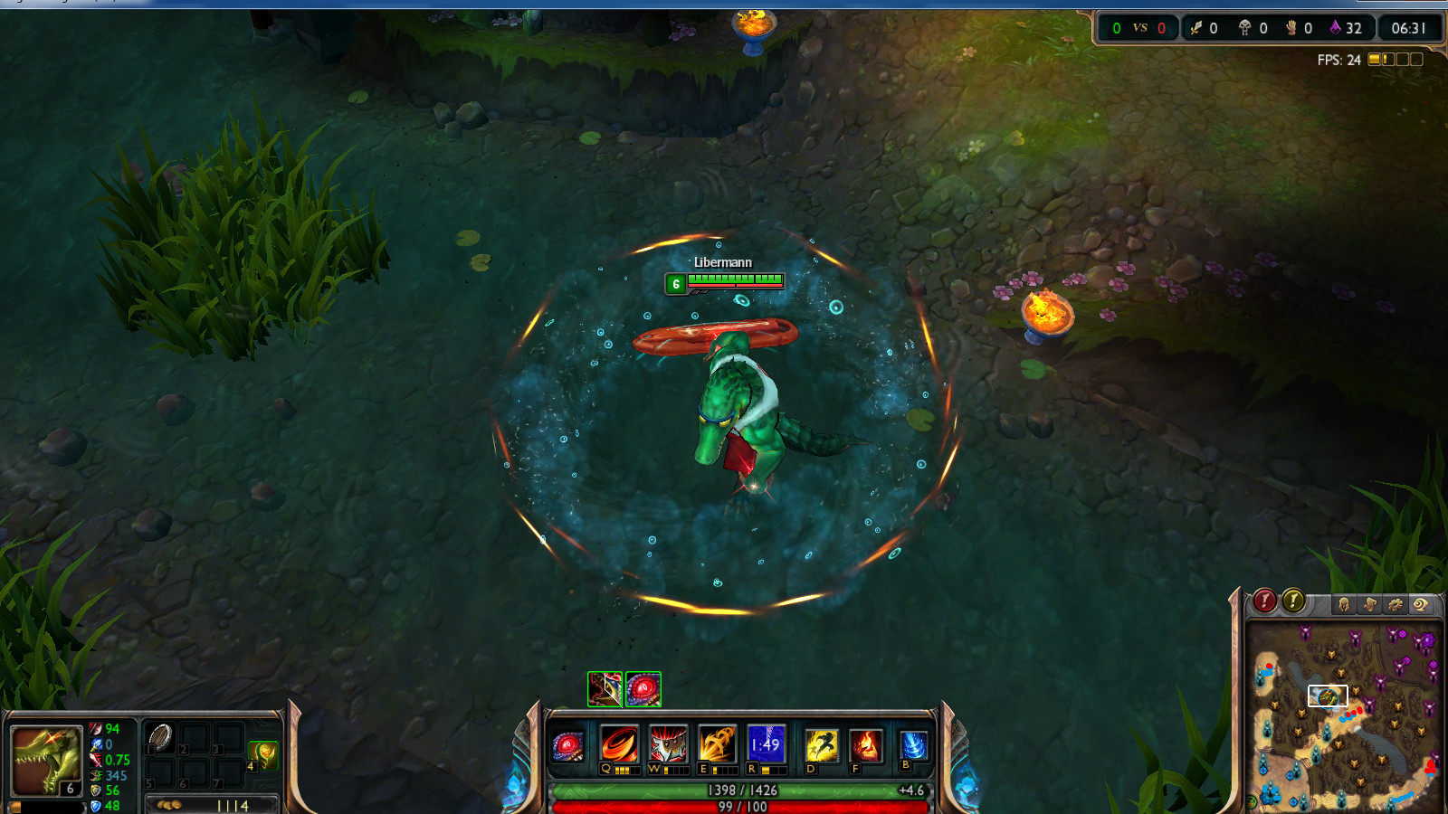 Pool Party Renekton In Game - HD Wallpaper 