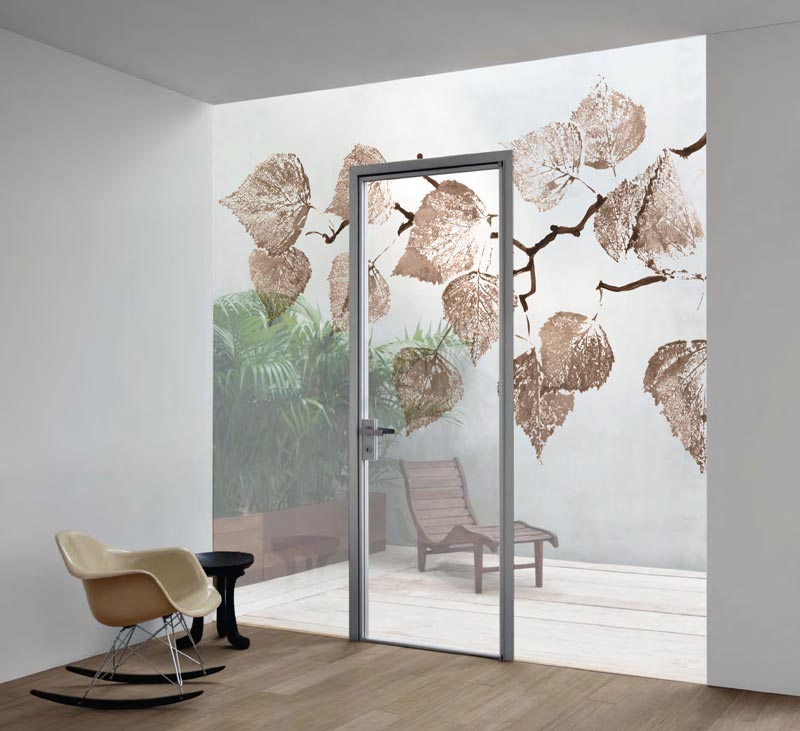 Porta A Libro Vetro Lualdi - HD Wallpaper 