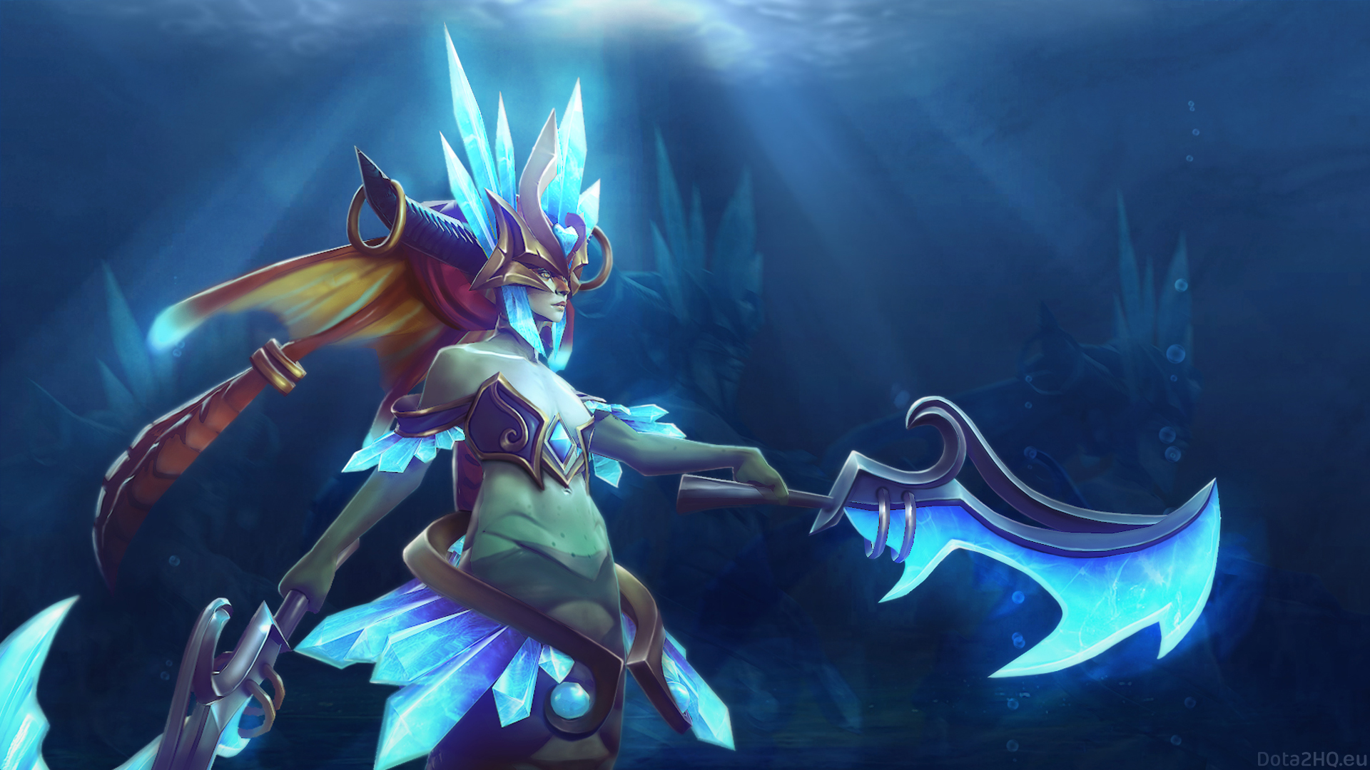Naga Siren Dota 2 Wallpaper Hd - HD Wallpaper 