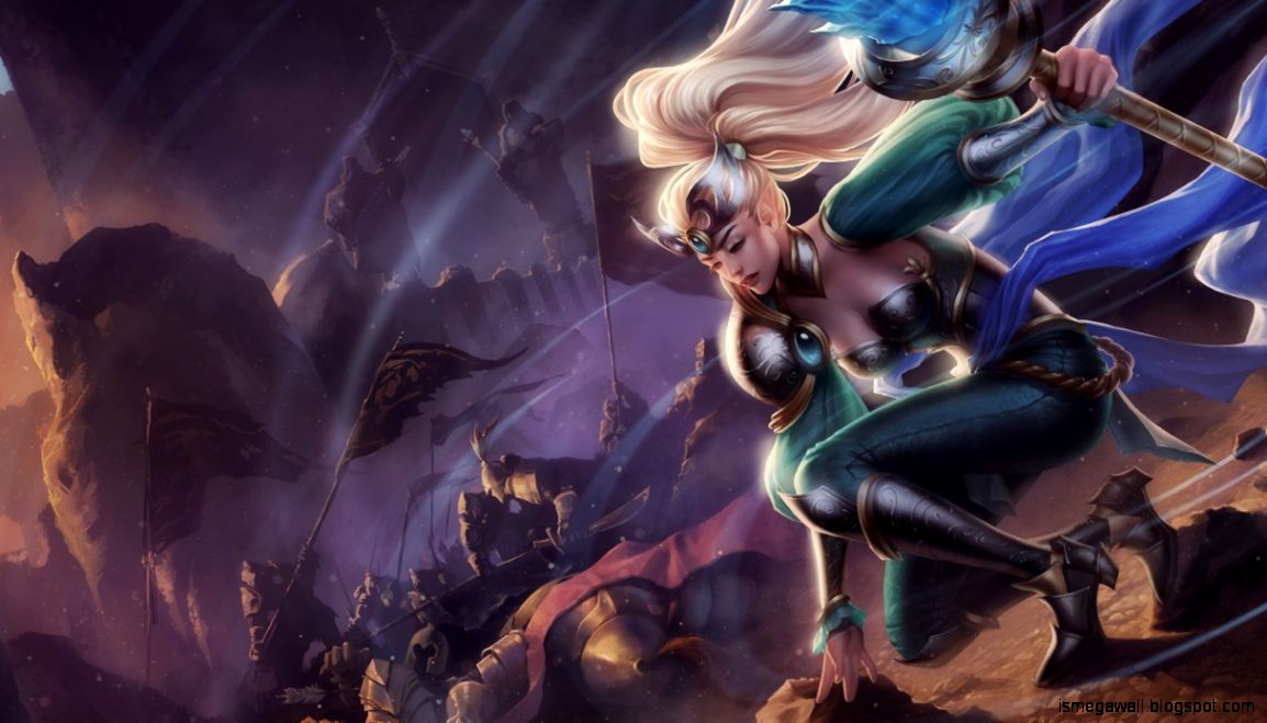 Download Women War League Of Legends Fantasy Art League - Janna Victorious Skin - HD Wallpaper 