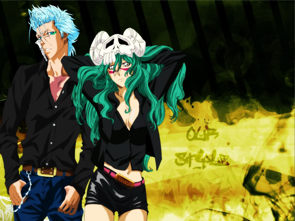 Grimmjow X Nel - HD Wallpaper 