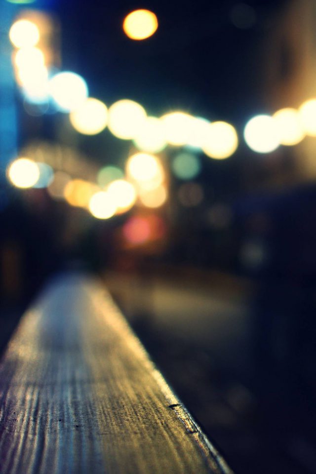 Bokeh Night Siren Lights Iphone Wallpaper - Neon Lights Wallpaper Iphone - HD Wallpaper 