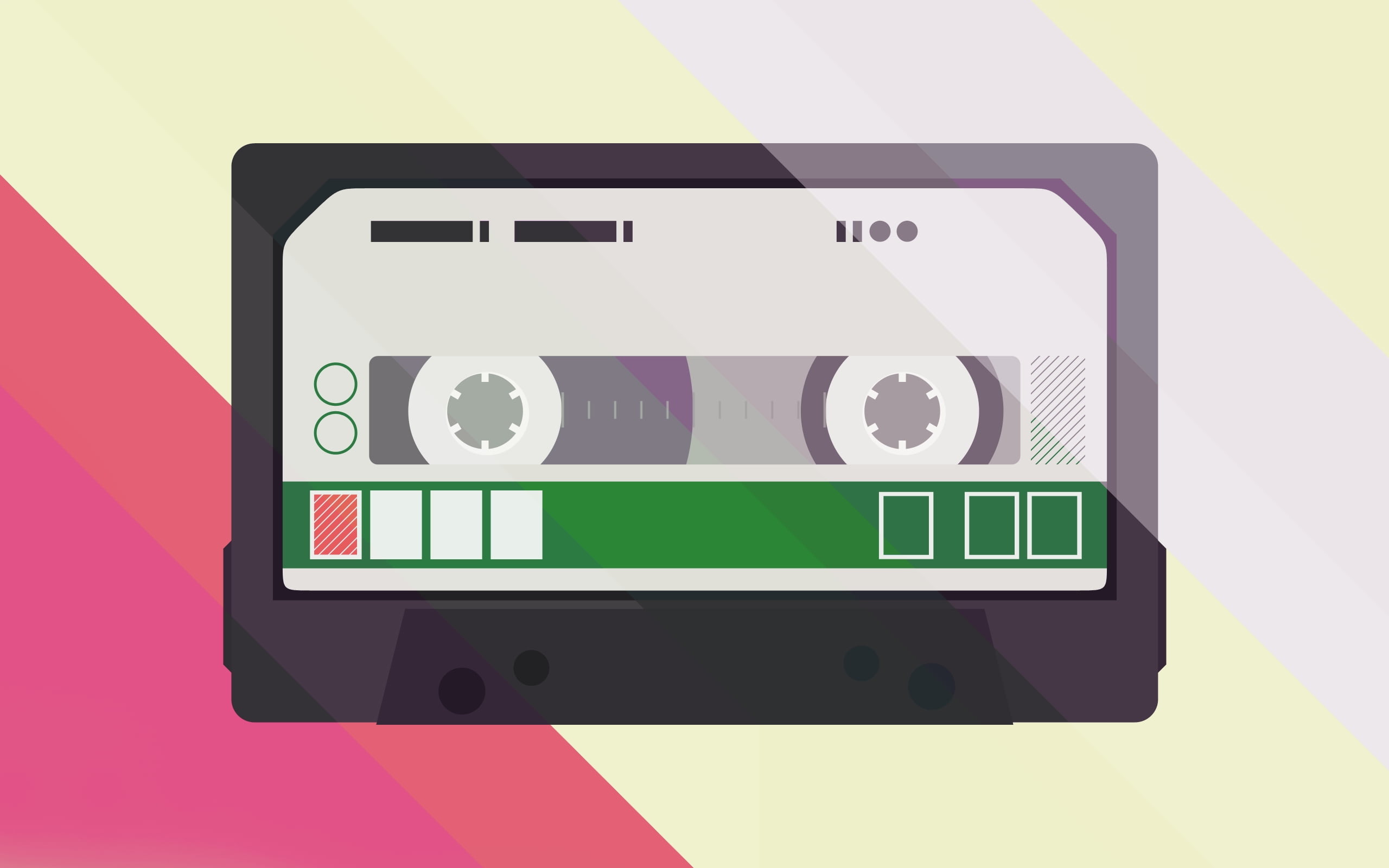 Cassette Tape Wallpaper - HD Wallpaper 
