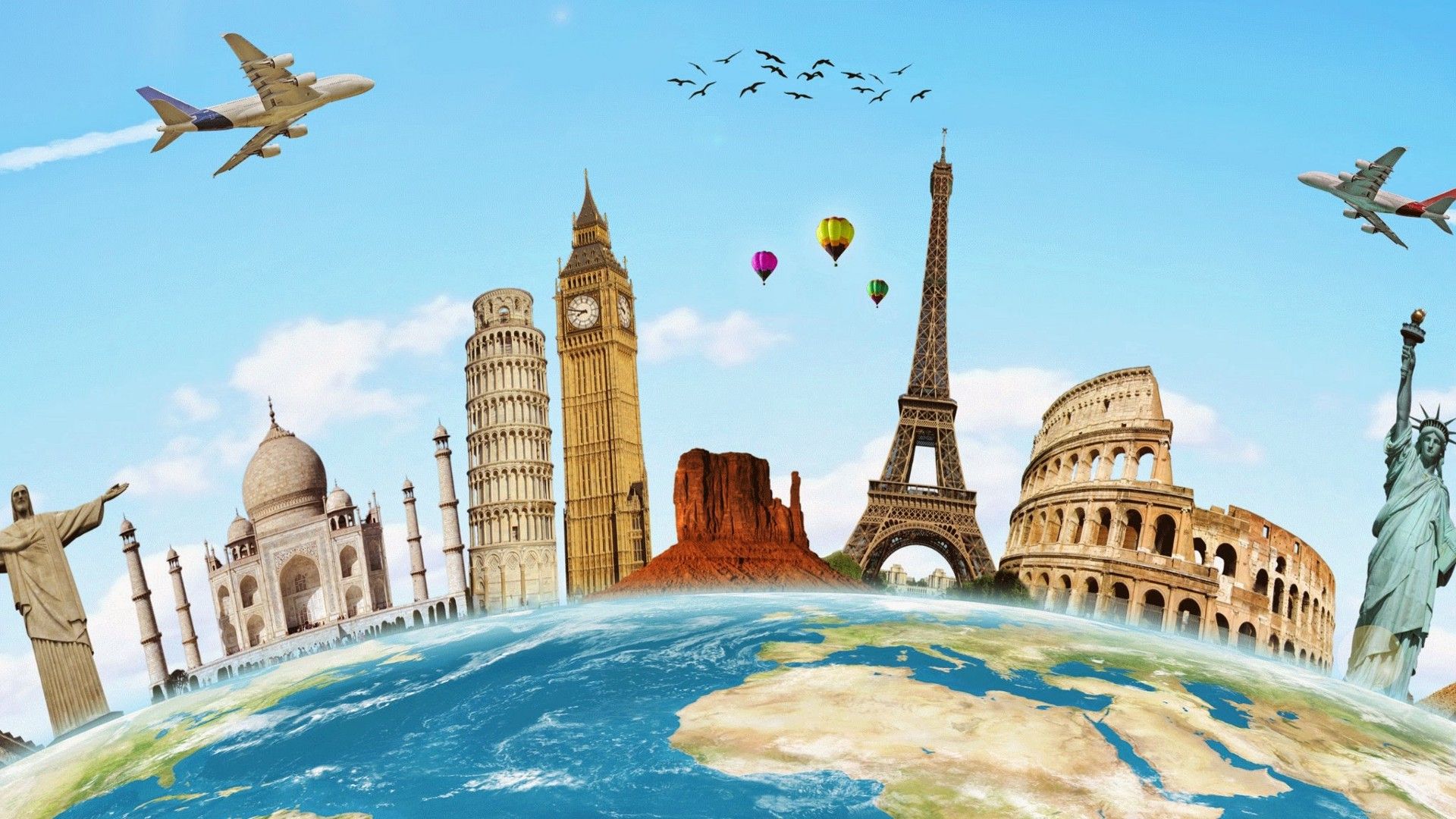 Travel Agency Background Hd - 1920x1080 Wallpaper 