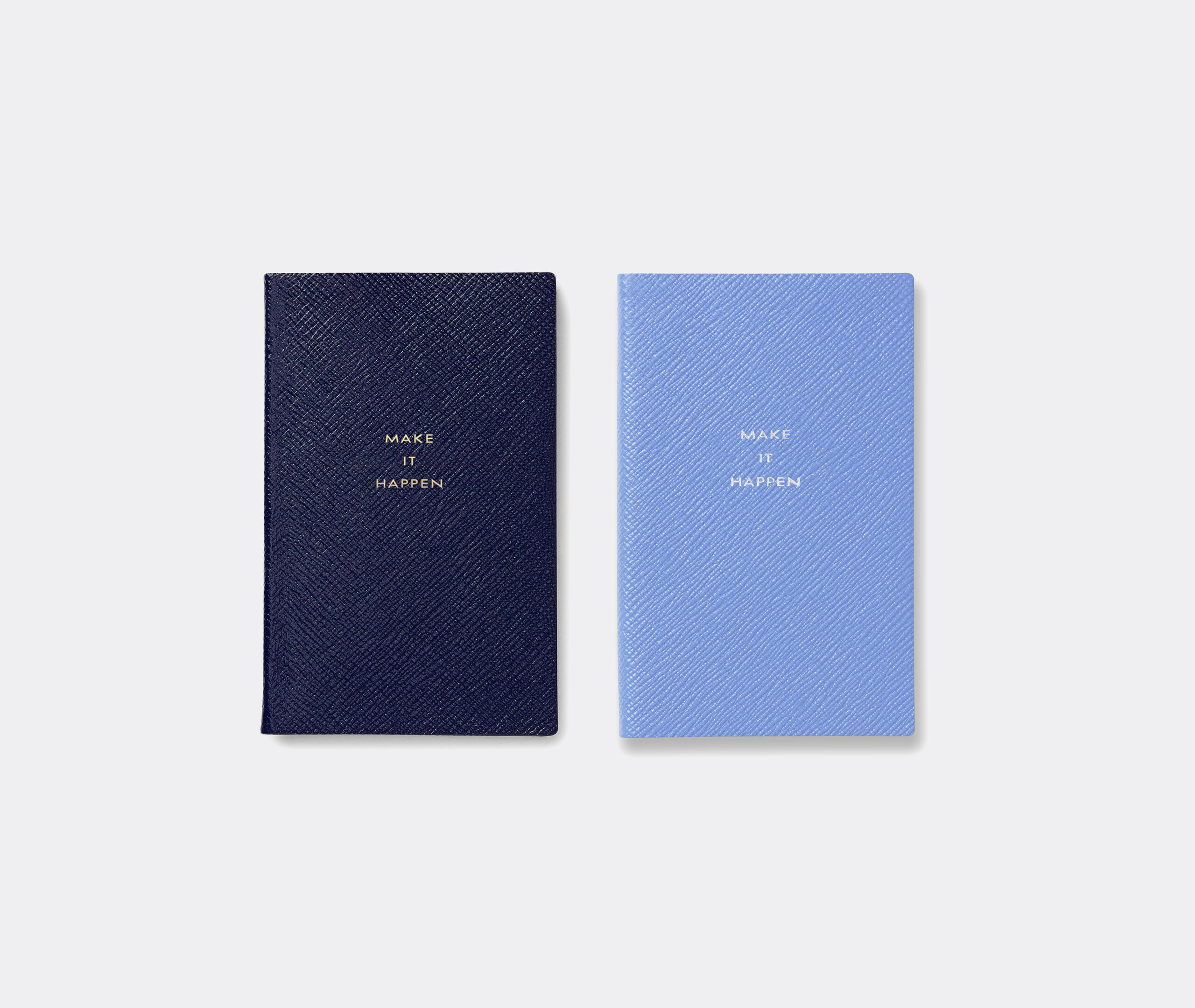 Smythson Make It Happen Pma Fr Navy P/g - Leather - HD Wallpaper 