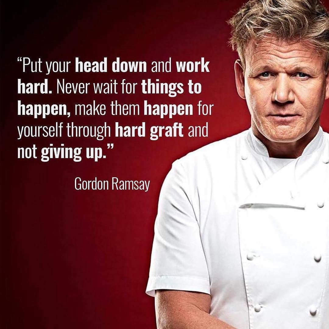 Chef Hard Work Quotes - HD Wallpaper 