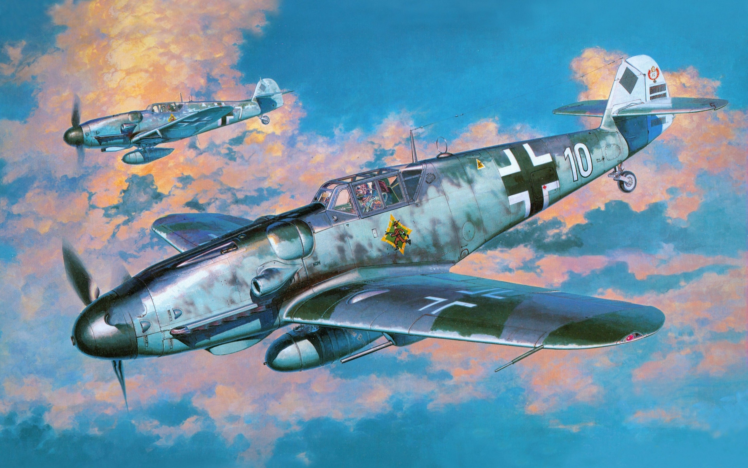 Messerschmitt, Messerschmitt Bf 109, Luftwaffe, Aircraft, - Messerschmitt Bf 109 Gray - HD Wallpaper 