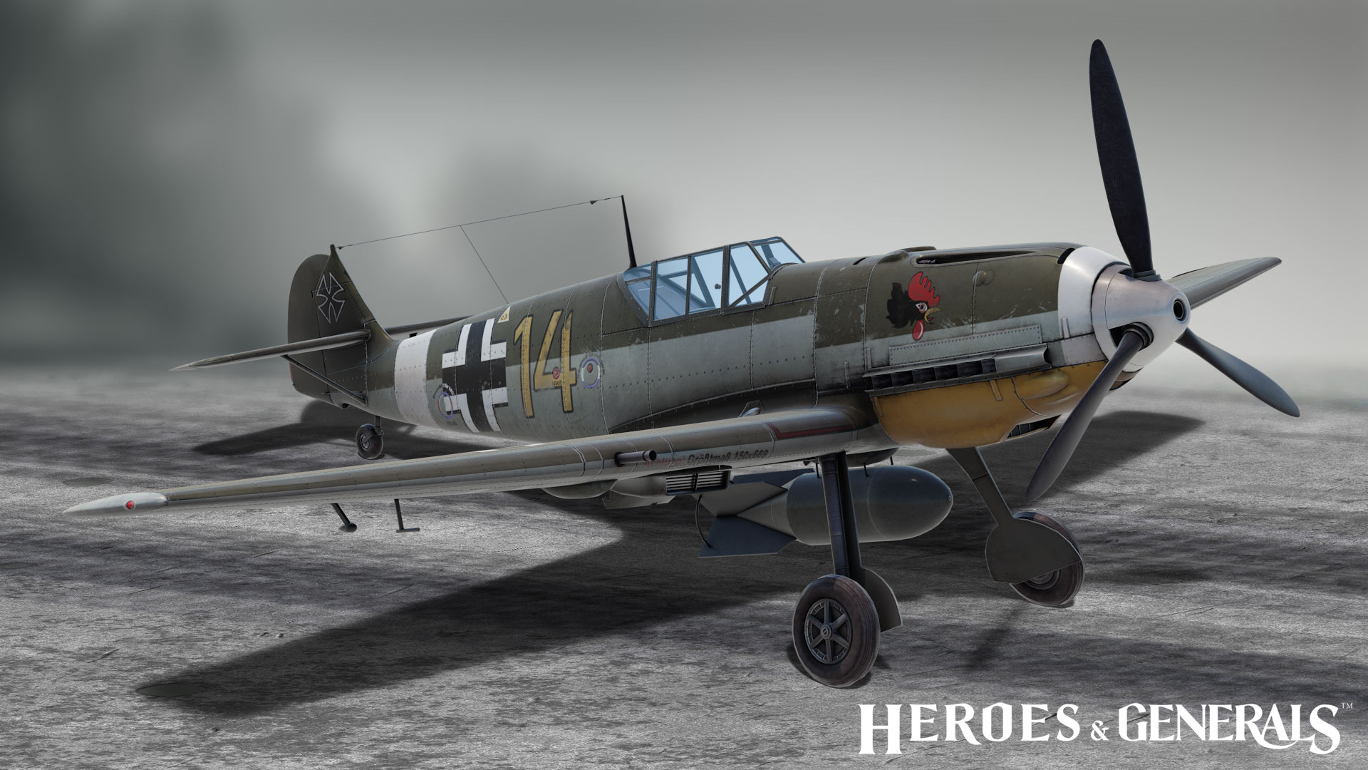 Heroes And Generals Messerschmitt Bf 109 - HD Wallpaper 