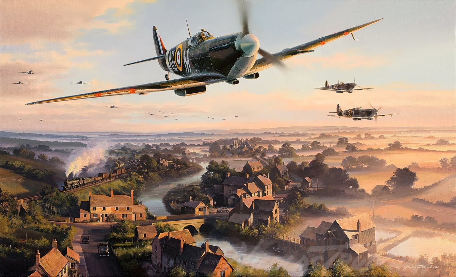Stunning Spitfire Backgrounds - HD Wallpaper 