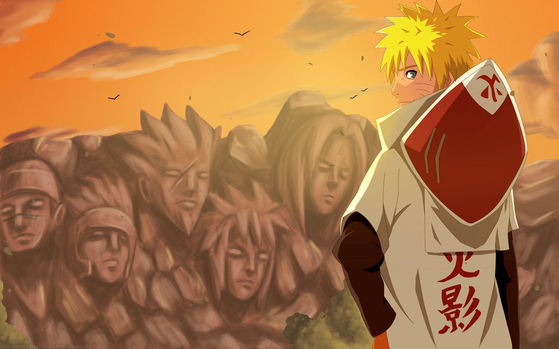 Naruto Hokage Hd - HD Wallpaper 