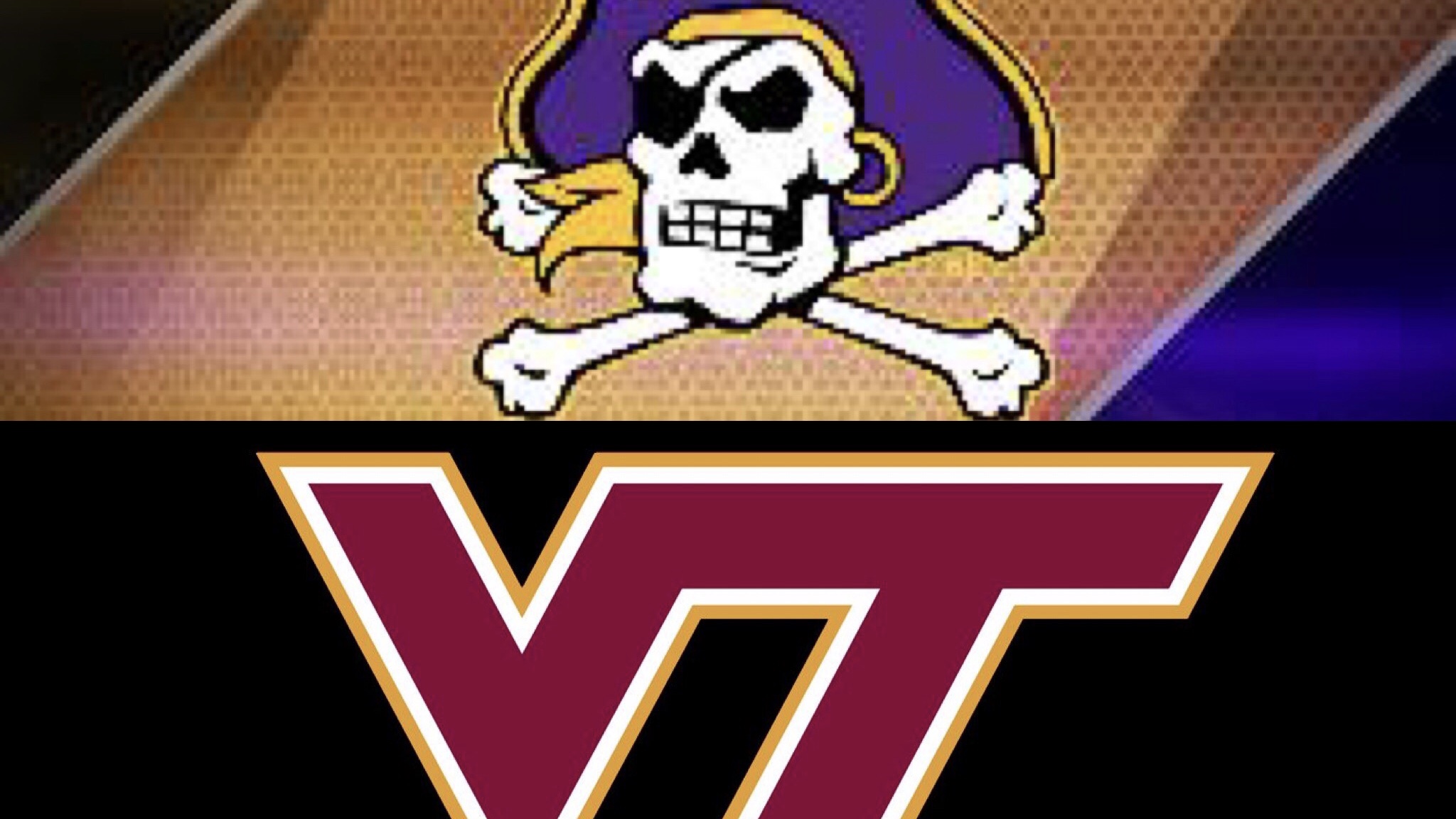 Black Virginia Tech Logo - HD Wallpaper 