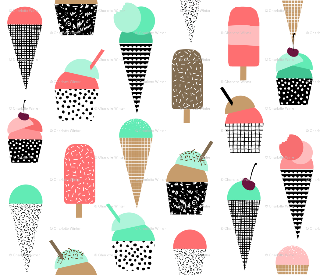 Ice Cream Popsicle Designs - HD Wallpaper 