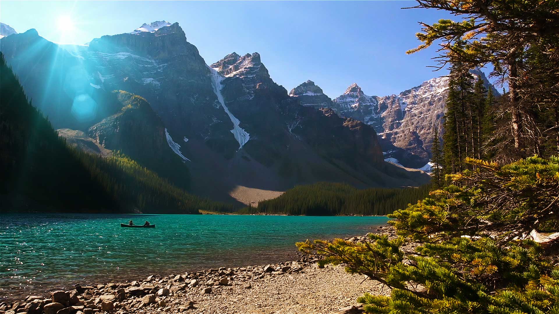 Moraine Lake - HD Wallpaper 
