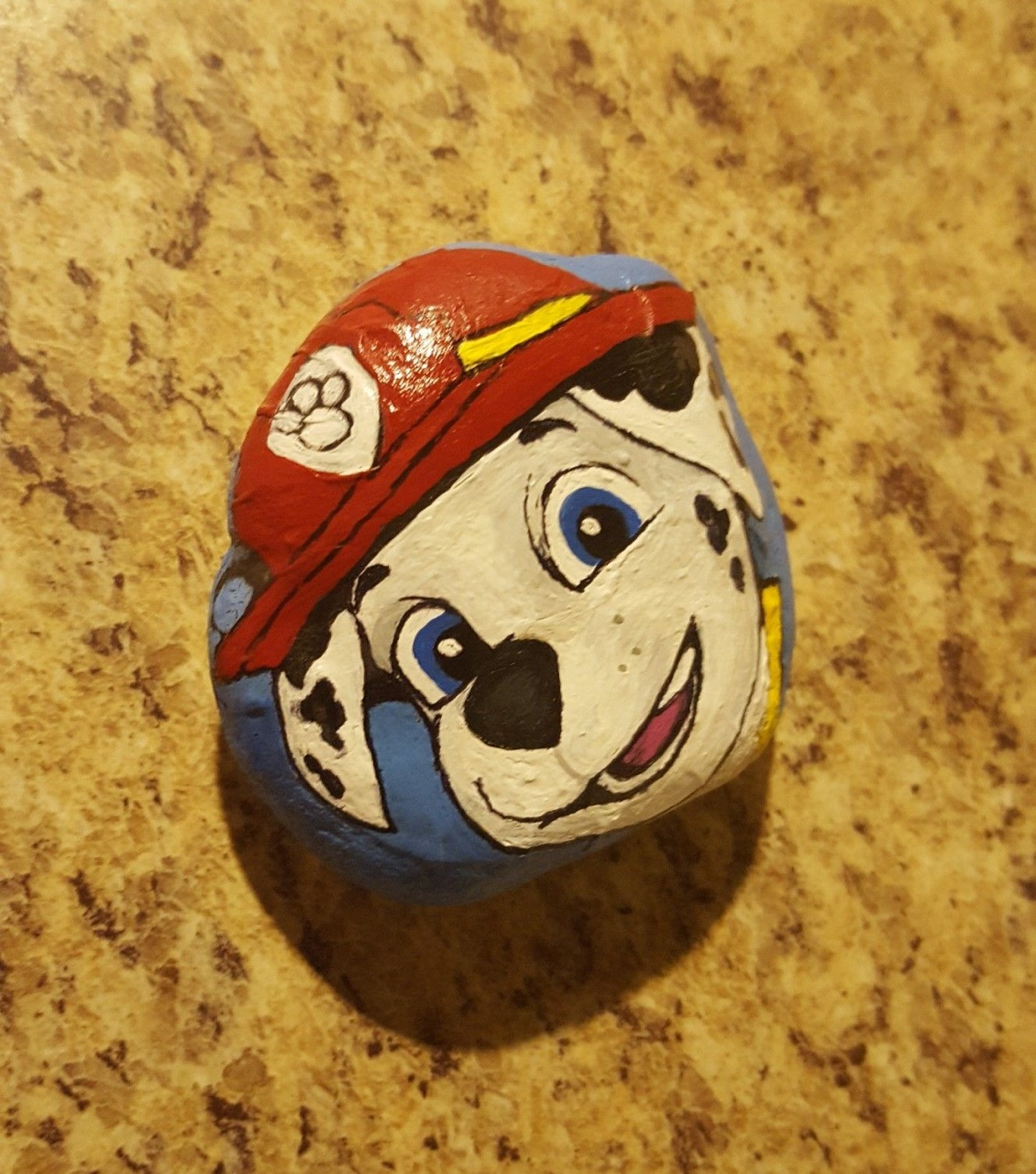 Skye Paw Patrol Bedroom Decor Paw Patrol Painted Rock - HD Wallpaper 