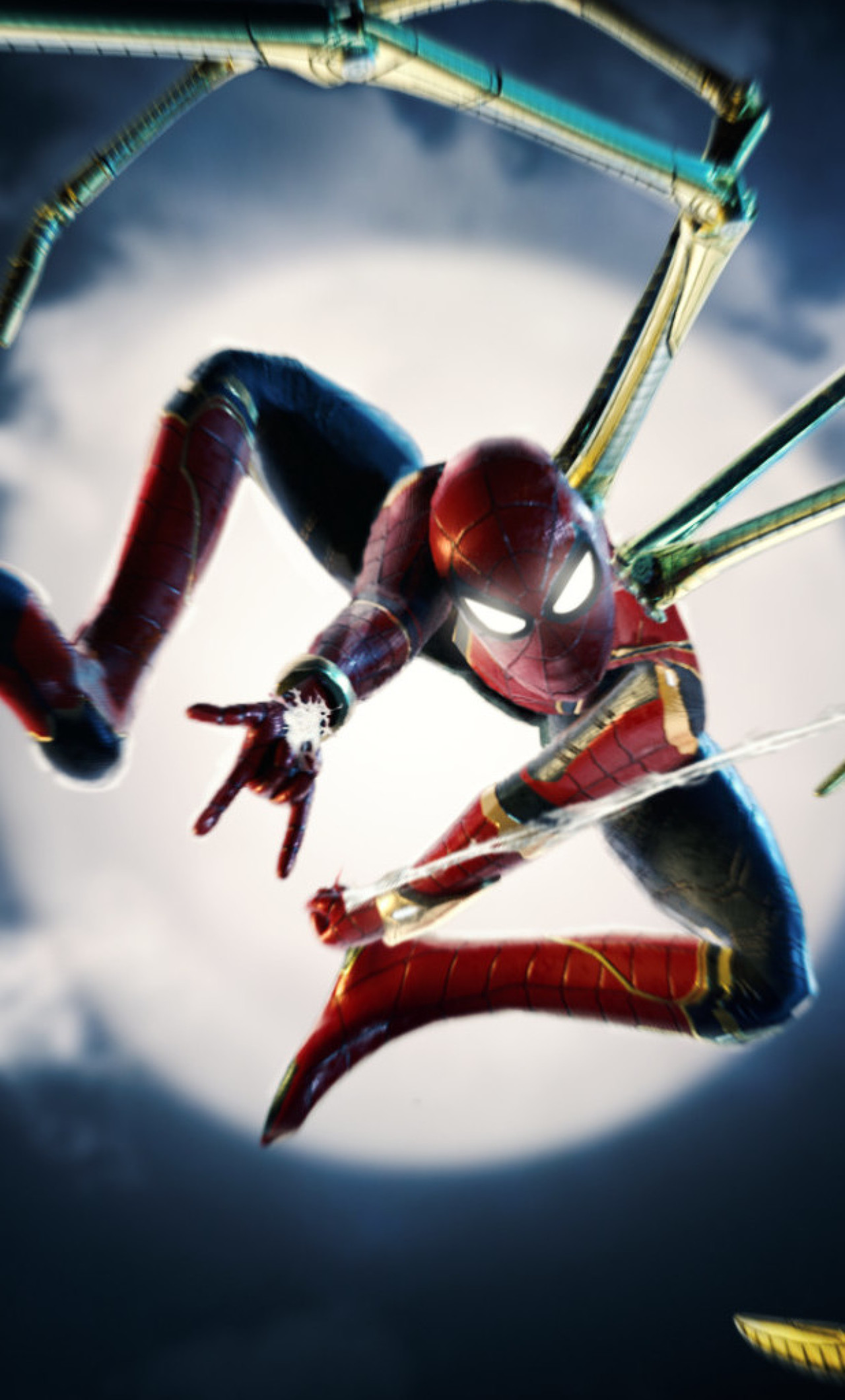 Iron Spider Infinity War Wallpaper Hd - HD Wallpaper 