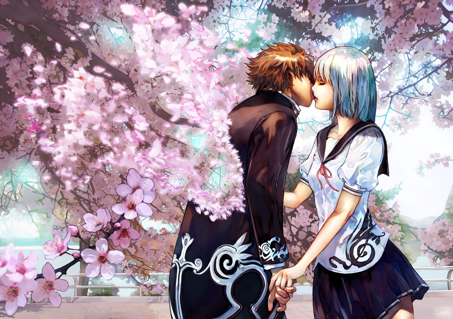 Anime Love - HD Wallpaper 