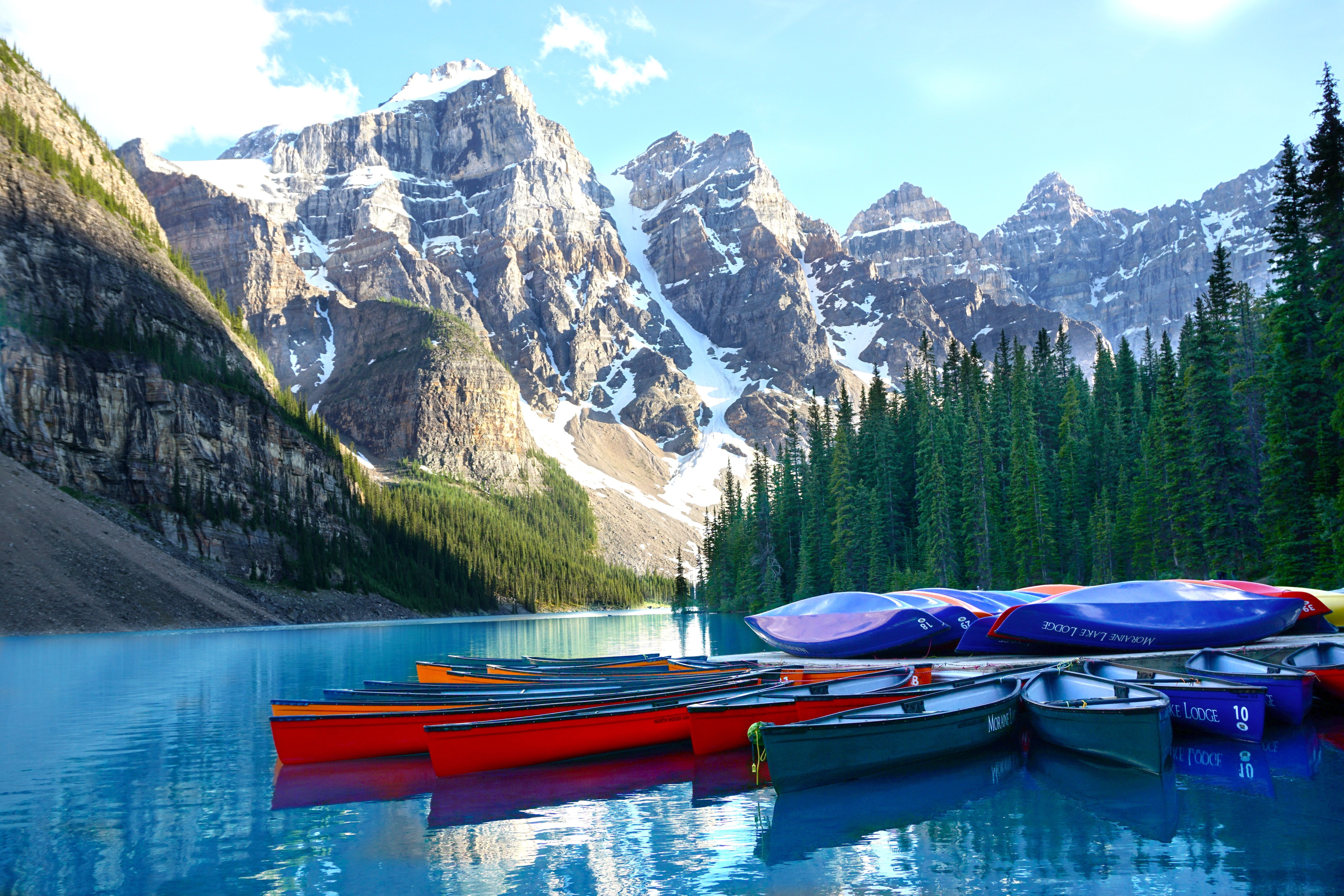Moraine Lake - HD Wallpaper 