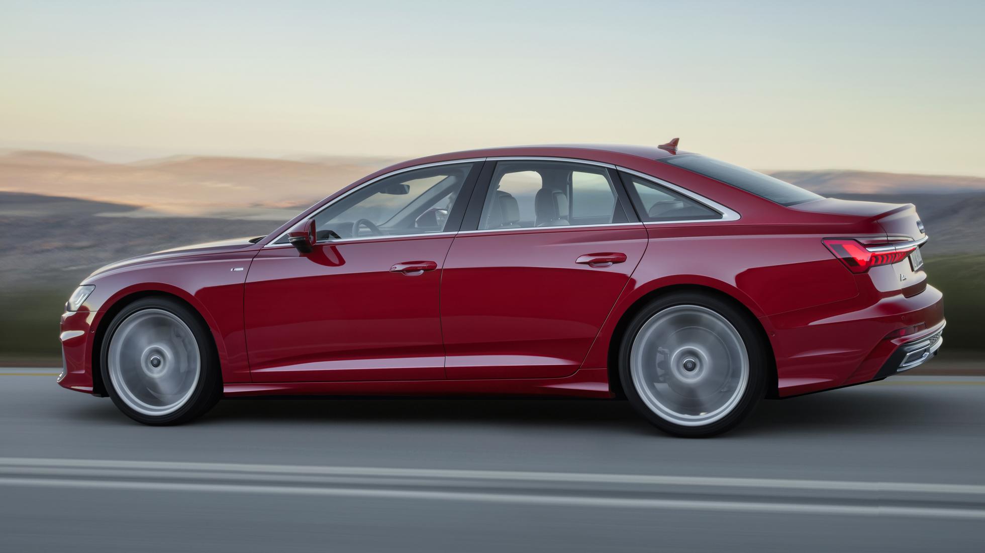 Audi A6 Saloon Side Hd Wallpaper - HD Wallpaper 