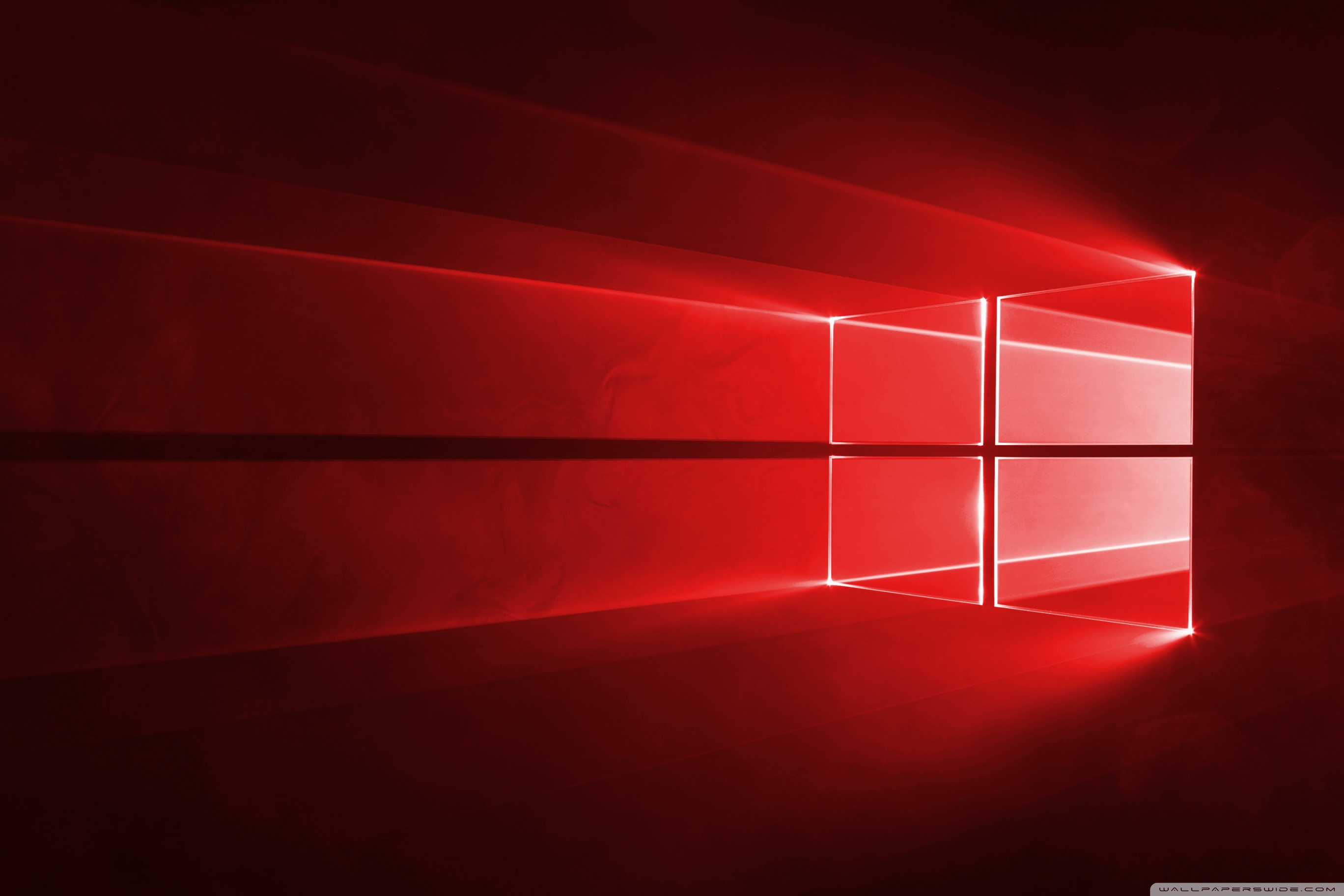 Windows 10 Wallpaper Red - HD Wallpaper 