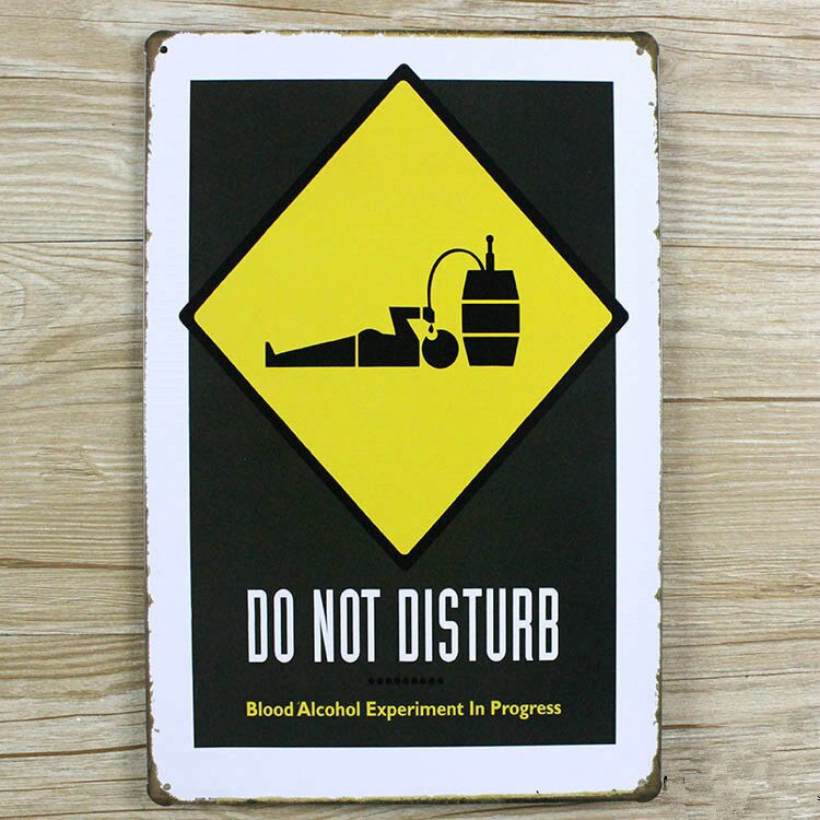 Drinking In Progress Sign - HD Wallpaper 